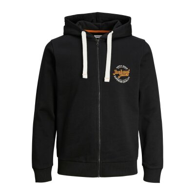 Ανδρική Φούτερ Ζακέτα JACK & JONES 12236179 Μαύρο