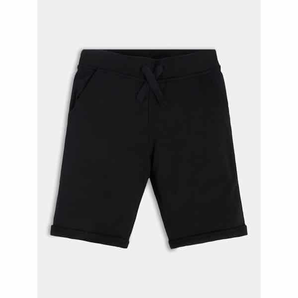 Παιδική Βερμούδα Μακό GUESS Μαύρη active με λογοτυπο πισω L93Q25KAUG0-JBLK - Image 1