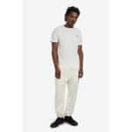 Ανδρική Μπλούζα FRED PERRY CREW NECK M1600 Λευκό - Image 4