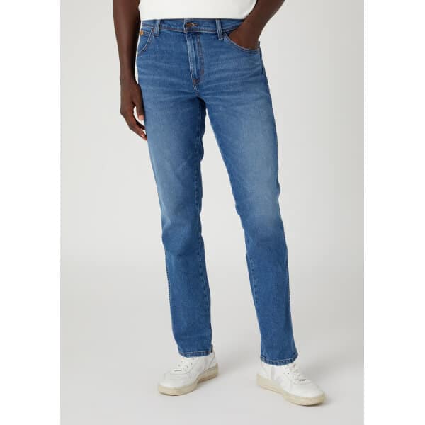 W12S84Z89_1 Ανδρικό Παντελόνι Wrangler Texas Slim W12S84ζ89 TZIN Μπλέ Ανοιχτό - Image 1