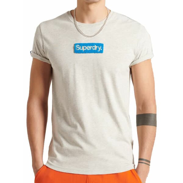 fixedratio_20220131163518_ab74beb7 Ανδρική Μπλούζα Κοντομάνικη Superdry M101192A Γκρί - Image 4