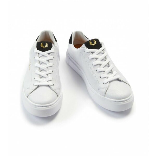 Ανδρικό Παπούτσι FRED PERRY TUMBLED B5311 Λευκό - Image 2