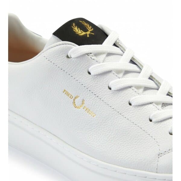 Ανδρικό Παπούτσι FRED PERRY TUMBLED B5311 Λευκό - Image 6