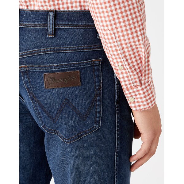 Ανδρικό Παντελόνι Wrangler Texas Slim W12SCV39X TZIN Μπλέ - Image 4