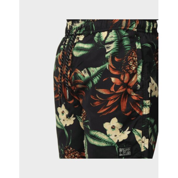 vintage-hawaiian-swimshort-mavro-prasino (4) Ανδρικό Μαγιό SUPERDRY HAWAIIAN M3010212A Mαύρο - Image 5