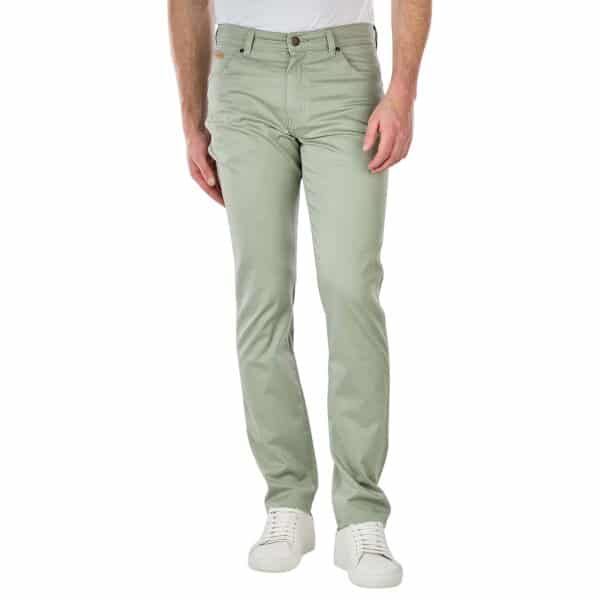 Ανδρικό Παντελόνι Wrangler Texas Slim W12SEA38X Πράσινο - Image 1