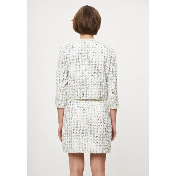 04.38001c-1 Σακάκι  Λευκό Tweed Desiree 04.38001 - Image 2