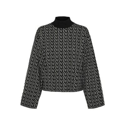 ΓΥΝΑΙΚΕΙΑ ΜΠΛΟΥΖΑ ΜΑΥΡΗ VERO MODA WIDE HIGHNECK PULL 10290620
