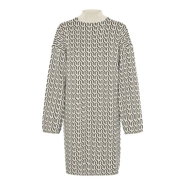 10290628_4380420_front ΓΥΝΑΙΚΕΙΟ ΦΟΡΕΜΑ ΠΛΕΧΤΟ  ΜΠΕΖ VERO MODA SHORT HIGHNECK DRESS 10290628 - Image 1