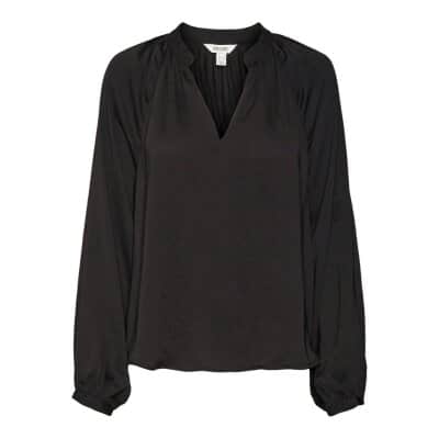 ΓΥΝΑΙΚΕΙΑ ΜΠΛΟΥΖΑ ΜΑΥΡΗ VERO MODA V-NECK TOP 10294591