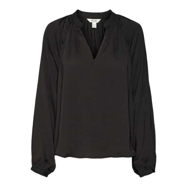 10294591_4375830_front ΓΥΝΑΙΚΕΙΑ ΜΠΛΟΥΖΑ ΜΑΥΡΗ VERO MODA V-NECK TOP 10294591 - Image 1