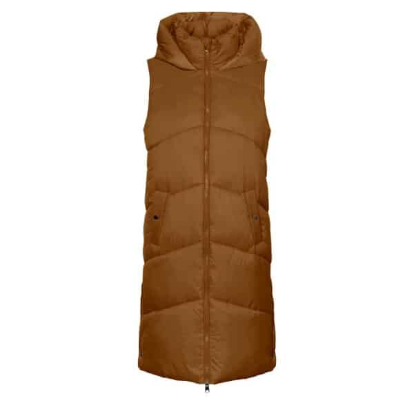 10296844_4338129_front ΓΥΝΑΙΚΕΙΟ  ΑΜΑΝΙΚΟ ΓΙΛΕΚΟ ΤΑΜΠΑ VERO MODA HOOD WAISTCOAT 10296844 - Image 1