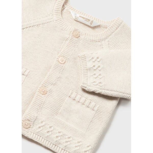 Παιδική Ζακέτα πλεκτή εκρού Mayoral 13-02301-016 - Image 4