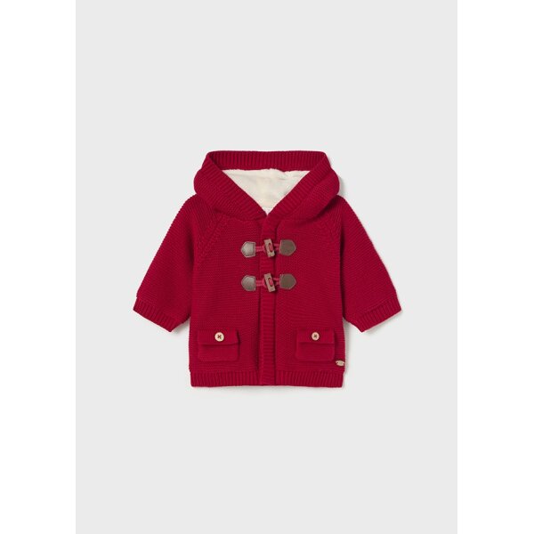13-02302-026-L-4 Παιδική Ζακέτα πλεκτή κόκκινη Mayoral 13-02302-026 - Image 1