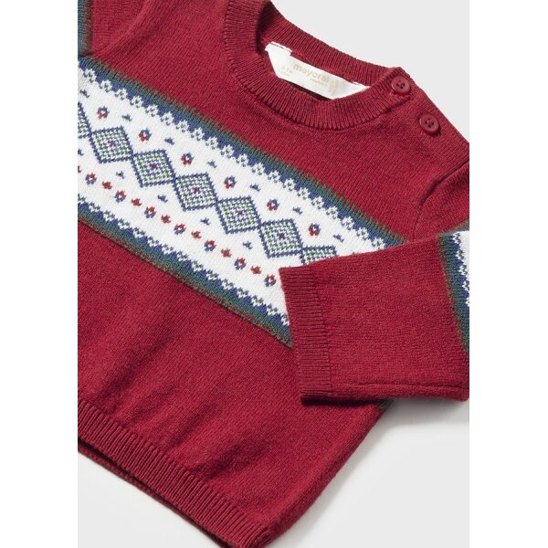 13-02305-020-L-6 Παιδική Μπλούζα Πλεχτή Mayoral Κόκκινο 13-02305-020 - Image 3