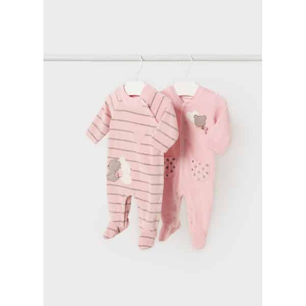 13-02738-010-L-4 Παιδικό Σετ 2 Φορμάκια Βελουτέ Ρόζ 13-02738-010 - Image 1