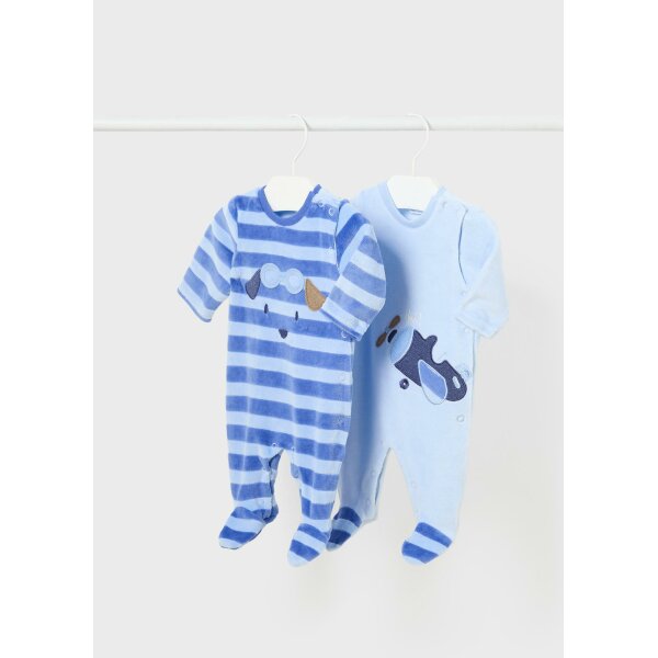 13-02753-047-XL-4 Παιδικό Σετ 2 Φορμάκια  Βελουτέ Γαλάζιο 13-02753-047 - Image 1