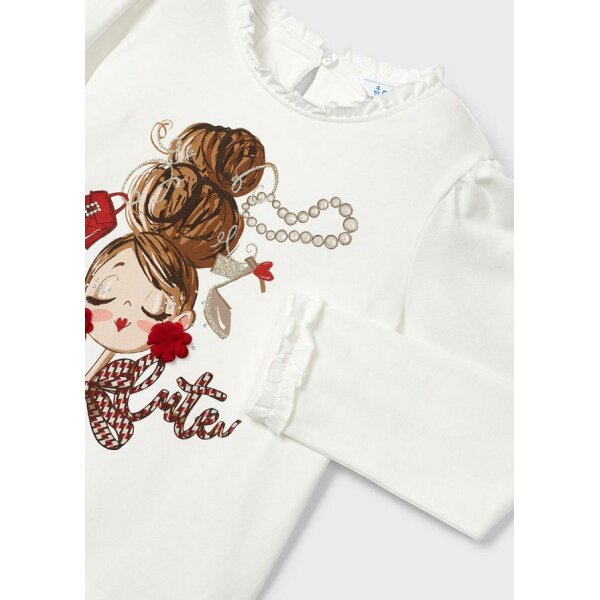 13-04004-069-L-6 ΠΑΙΔΙΚΗ ΜΠΛΟΥΖΑ ΕΚΡΟΥ ΚΟΡΙΤΣΙ MAYORAL 13-04004-069 - Image 4