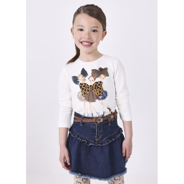 13-04005-039-L-1 ΠΑΙΔΙΚΗ ΜΠΛΟΥΖΑ ΕΚΡΟΥ ΚΟΡΙΤΣΙ MAYORAL 13-04005-039 - Image 1