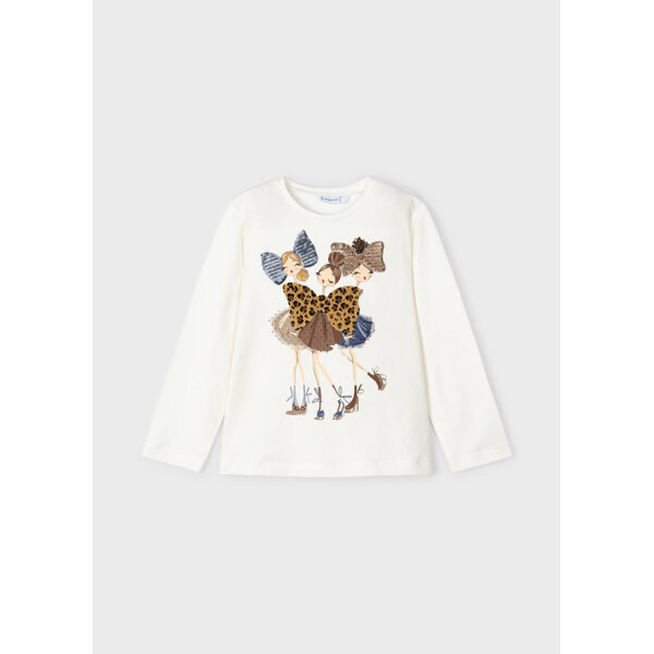 13-04005-039-L-4 ΠΑΙΔΙΚΗ ΜΠΛΟΥΖΑ ΕΚΡΟΥ ΚΟΡΙΤΣΙ MAYORAL 13-04005-039 - Image 4