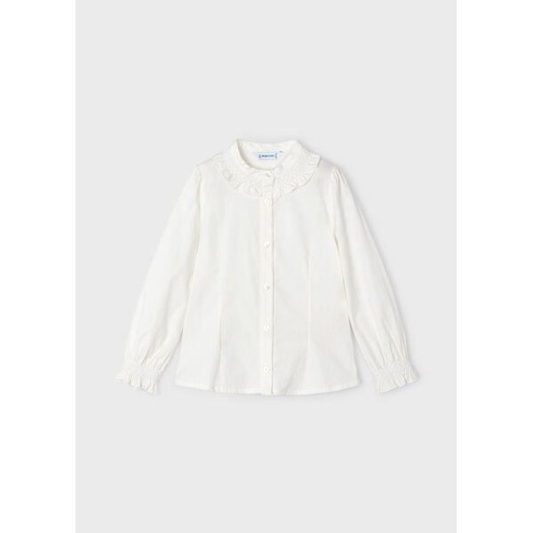 13-04195-026-L-4 ΠΑΙΔΙΚΗ ΜΠΛΟΥΖΑ ΠΟΠΛΙΝΑ ΕΚΡΟΥ ΚΟΡΙΤΣΙ MAYORAL 13-04195-026 - Image 3