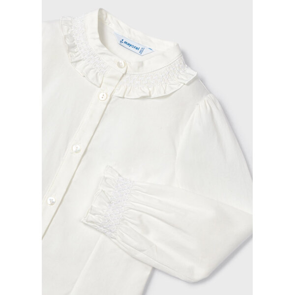 13-04195-026-L-6 ΠΑΙΔΙΚΗ ΜΠΛΟΥΖΑ ΠΟΠΛΙΝΑ ΕΚΡΟΥ ΚΟΡΙΤΣΙ MAYORAL 13-04195-026 - Image 4