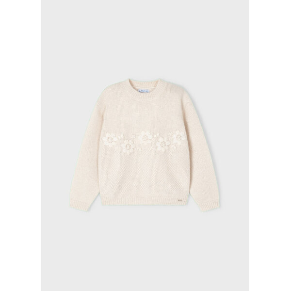 13-04301-067-L-4 ΠΑΙΔΙΚΗ ΜΠΛΟΥΖΑ ΖΕΡΣΕΥ ΕΚΡΟΥ ΜΕ ΚΕΝΤΗΜΕΝΑ ΛΟΥΛΟΥΔΙΑ MAYORAL 13-04301-067 - Image 3