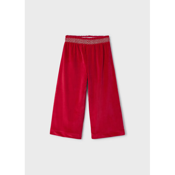ΠΑΙΔΙΚΟ ΠΑΝΤΕΛΟΝΙ ΒΕΛΟΥΔΙΝΟ ΚΟΚΚΙΝΟ CROPPED MAYORAL 13-04512-060 - Image 1