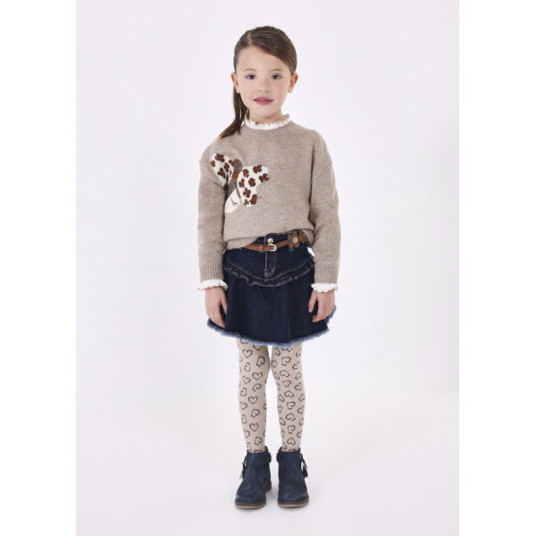 13-04905-076-L-1 ΠΑΙΔΙΚΗ ΦΟΥΣΤΑ ΜΕ ΖΩΝΗ ΤΖΙΝ DENIM MAYORAL 13-04905-076 - Image 1