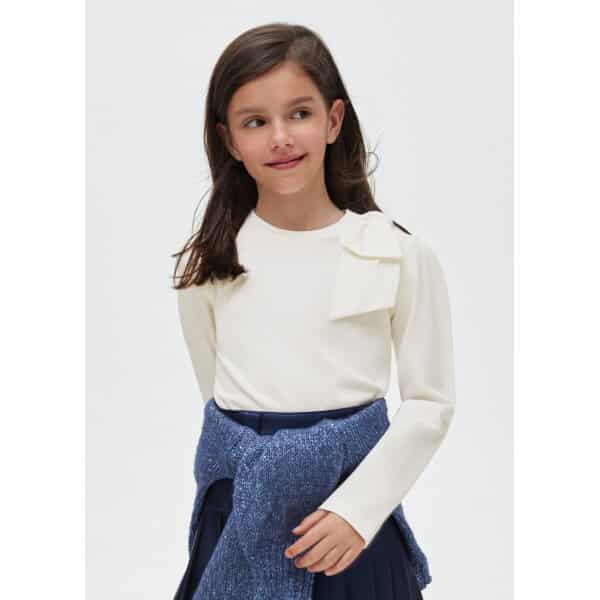 13-07042-061-L-1 ΠΑΙΔΙΚΗ ΜΠΛΟΥΖΑ ΜΕ ΦΙΟΓΚΟ ΕΚΡΟΥ ΚΟΡΙΤΣΙ MAYORAL 13-07042-061 - Image 2