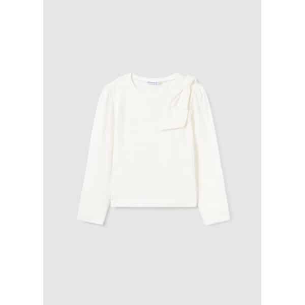 13-07042-061-L-4 ΠΑΙΔΙΚΗ ΜΠΛΟΥΖΑ ΜΕ ΦΙΟΓΚΟ ΕΚΡΟΥ ΚΟΡΙΤΣΙ MAYORAL 13-07042-061 - Image 1