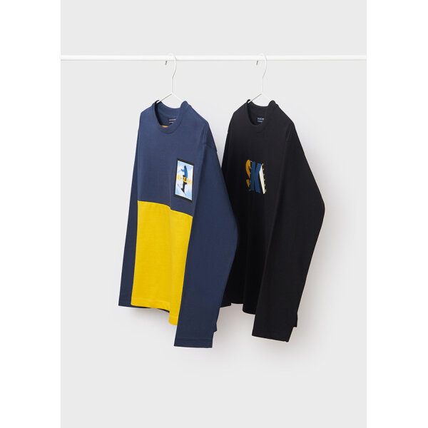 13-07062-035-L-4 ΠΑΙΔΙΚΟ ΣΕΤ 2 ΜΠΛΟΥΖΕΣ ΑΓΟΡΙ MAYORAL 13-07062-035 - Image 1