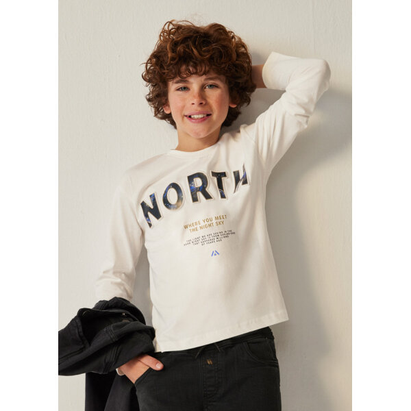 13-07072-073-L-1 ΠΑΙΔΙΚΗ ΜΠΛΟΥΖΑ ΕΚΡΟΥ ''NORTH'' MAYORAL 13-07072-073 - Image 1