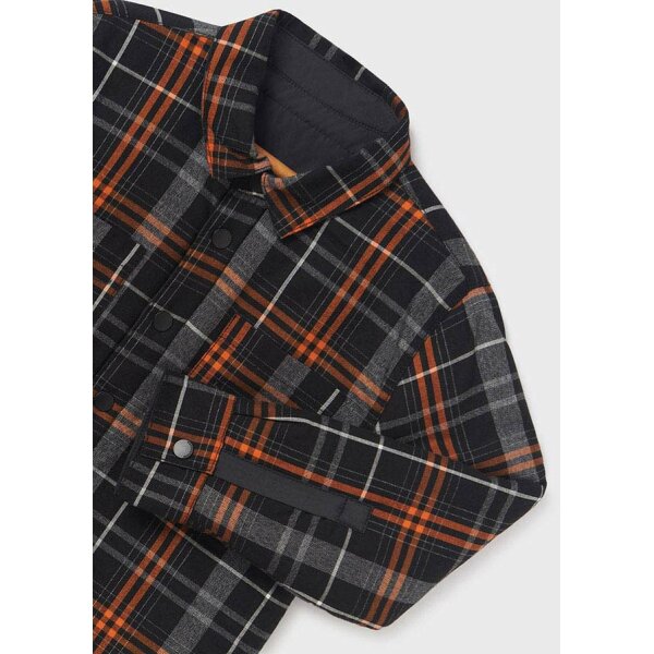 13-07184-043-L-6 ΠΑΙΔΙΚΟ ΠΟΥΚΑΜΙΣΟ JACKET ΕΞΩΤΕΡΙΚΟ ΔΙΠΛΗΣ ΟΨΗΣ ΑΓΟΡΙ ΜΑΥΡΟ MAYORAL 13-07184-043 - Image 4