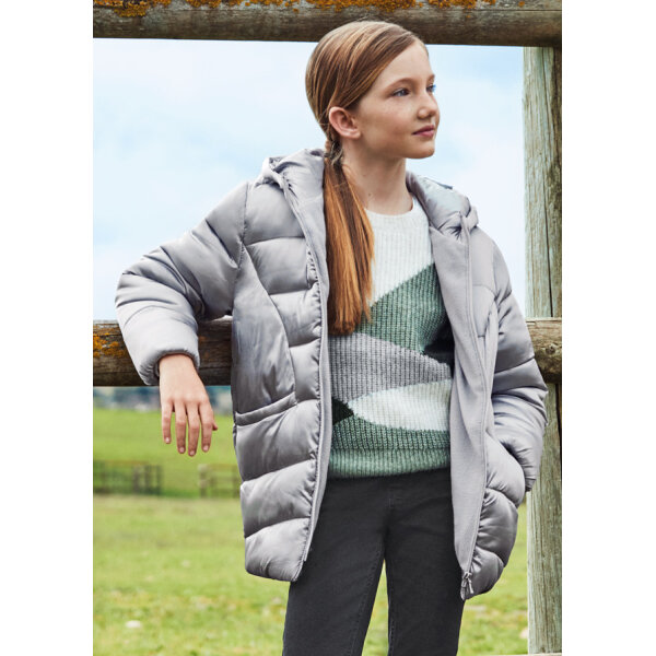 13-07410-027-L-1 ΠΑΙΔΙΚΟ ΜΠΟΥΦΑΝ ΜΕ ΚΟΥΚΟΥΛΑ ΓΚΡΙ ΚΟΡΙΤΣΙ MAYORAL 13-07410-027 - Image 1