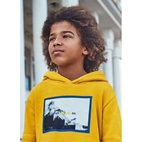 13-07424-085-L-1 ΠΑΙΔΙΚΗ ΜΠΛΟΥΖΑ ΜΕ ΚΟΥΚΟΥΛΑ ΚΙΤΡΙΝΗ ΑΓΟΡΙ MAYORAL 13-07424-085 - Image 1