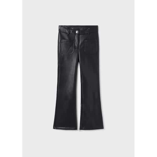 ΠΑΙΔΙΚΟ ΠΑΝΤΕΛΟΝΙ ΜΑΥΡΟ ΔΕΡΜΑΤΙΝΗ ΚΟΡΙΤΣΙ MAYORAL 13-07508-028 - Image 1