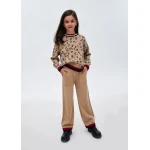 ΠΑΙΔΙΚΟ ΣΕΤ ΠΑΝΤΕΛΟΝΙ ΠΛΕΧΤΟ ΜΠΕΖ PRINT ΚΟΡΙΤΣΙ  MAYORAL 13-07514-050 - Image 2