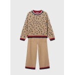 ΠΑΙΔΙΚΟ ΣΕΤ ΠΑΝΤΕΛΟΝΙ ΠΛΕΧΤΟ ΜΠΕΖ PRINT ΚΟΡΙΤΣΙ  MAYORAL 13-07514-050