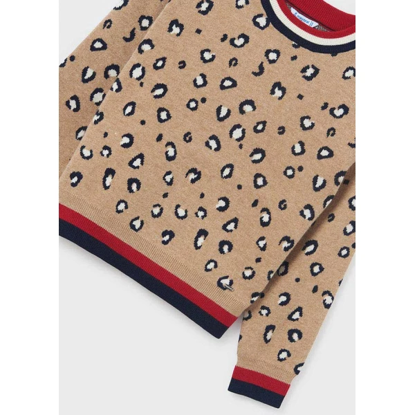 ΠΑΙΔΙΚΟ ΣΕΤ ΠΑΝΤΕΛΟΝΙ ΠΛΕΧΤΟ ΜΠΕΖ PRINT ΚΟΡΙΤΣΙ  MAYORAL 13-07514-050 - Image 4