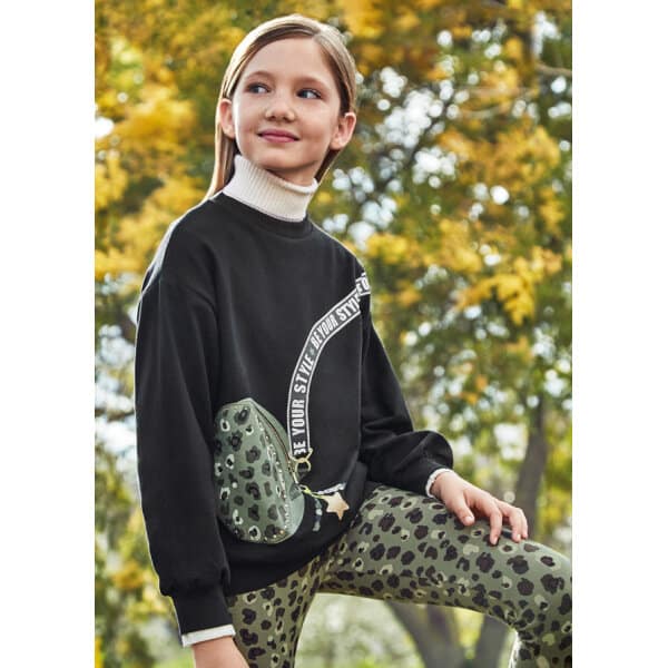 ΠΑΙΔΙΚΟ ΣΕΤ ΚΟΛΑΝ ΣΤΑΜΠΩΤΟ ΜΑΥΡΟ ΚΟΡΙΤΣΙ MAYORAL 13-07748-052 - Image 2