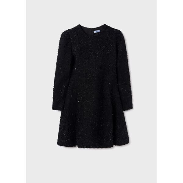 ΠΑΙΔΙΚΟ ΦΟΡΕΜΑ ΜΑΥΡΟ ΜΕ ΣΤΡΑΣ ΚΟΡΙΤΣΙ MAYORAL 13-07956-063 - Image 1