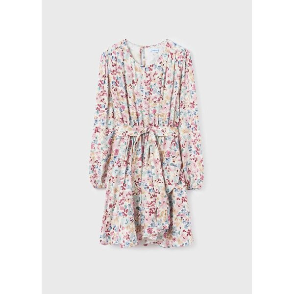 ΠΑΙΔΙΚΟ ΦΟΡΕΜΑ ΛΕΥΚΟ FLORAL ΚΟΡΙΤΣΙ MAYORAL 13-07961-095 - Image 3