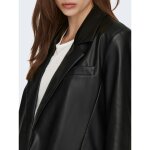 ΓΥΝΑΙΚΕΙΟ ΣΑΚΑΚΙ ΜΑΥΡΟ ONLY LEATHER BLAZER TLR 15266893 - Image 4