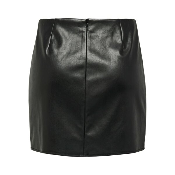 15267185_4084028_back ΓΥΝΑΙΚΕΙΑ ΦΟΥΣΤΑ ΔΕΡΜΑΤΙΝΗ ΜΑΥΡΗ ONLY 15267185 - Image 2