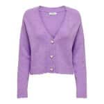 ΓΥΝΑΙΚΕΙΑ ΖΑΚΕΤΑ ΠΛΕΧΤΗ ONLYROSITTA LS VNECK CARD LAVENDULA 15302052