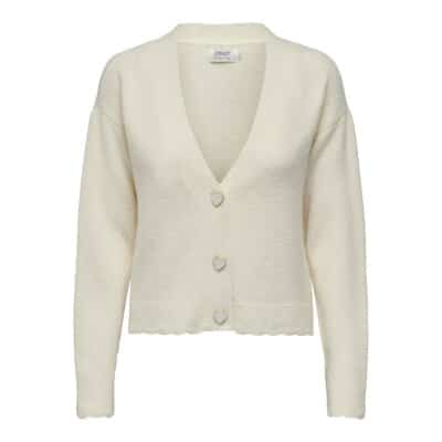 ΓΥΝΑΙΚΕΙΑ ΖΑΚΕΤΑ ΠΛΕΧΤΗ  ONLYROSITTA LS VNECK CARD BIRCH 15302052