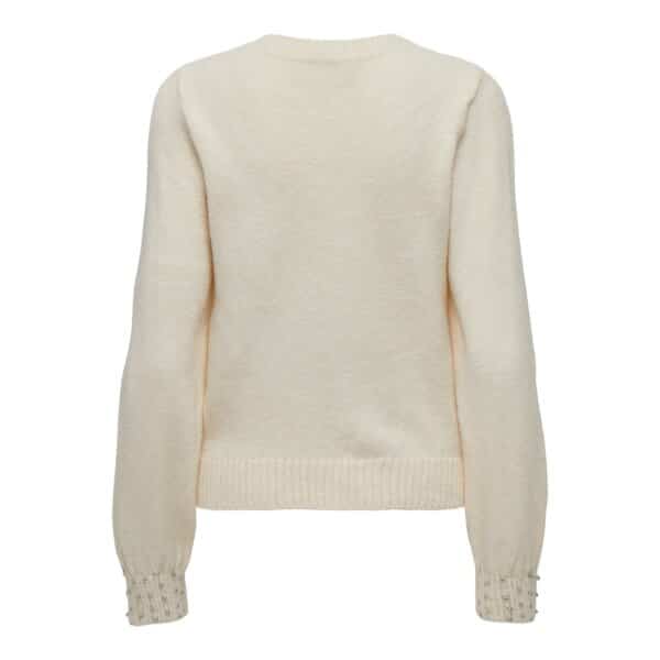 15302060_4301127_back ΓΥΝΑΙΚΕΙΟ ΠΟΥΛΟΒΕΡ ΜΠΕΖ ONLY ALESSIA LS BLING O-NECKKNT NC24 15302060 - Image 3