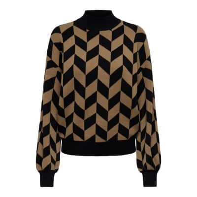 ΓΥΝΑΙΚΕΙΟ ΠΟΥΛΟΒΕΡ ONLY LENYA LS JQ O-NECK BLACK 15302262