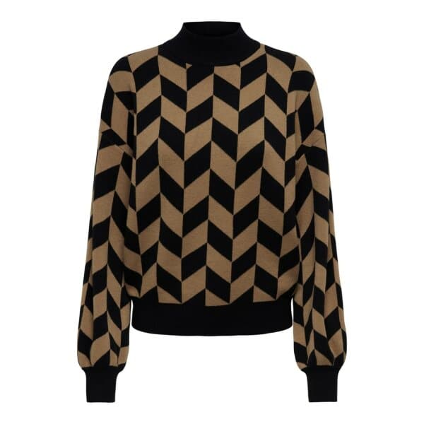 ΓΥΝΑΙΚΕΙΟ ΠΟΥΛΟΒΕΡ ONLY LENYA LS JQ O-NECK BLACK 15302262 - Image 1